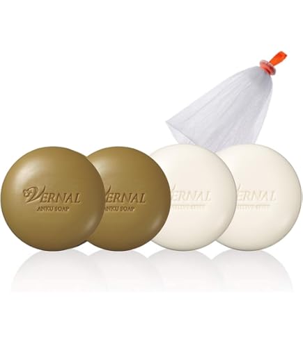 Amazon | ヴァーナル ベーシック石鹸4個セット（アンクソープ90g×1個